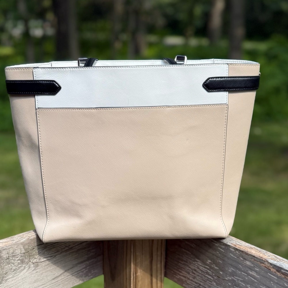 NEW Kate Spade Staci Colorblock Laptop Tote in Saffiano Leather - Picture 3 of 15